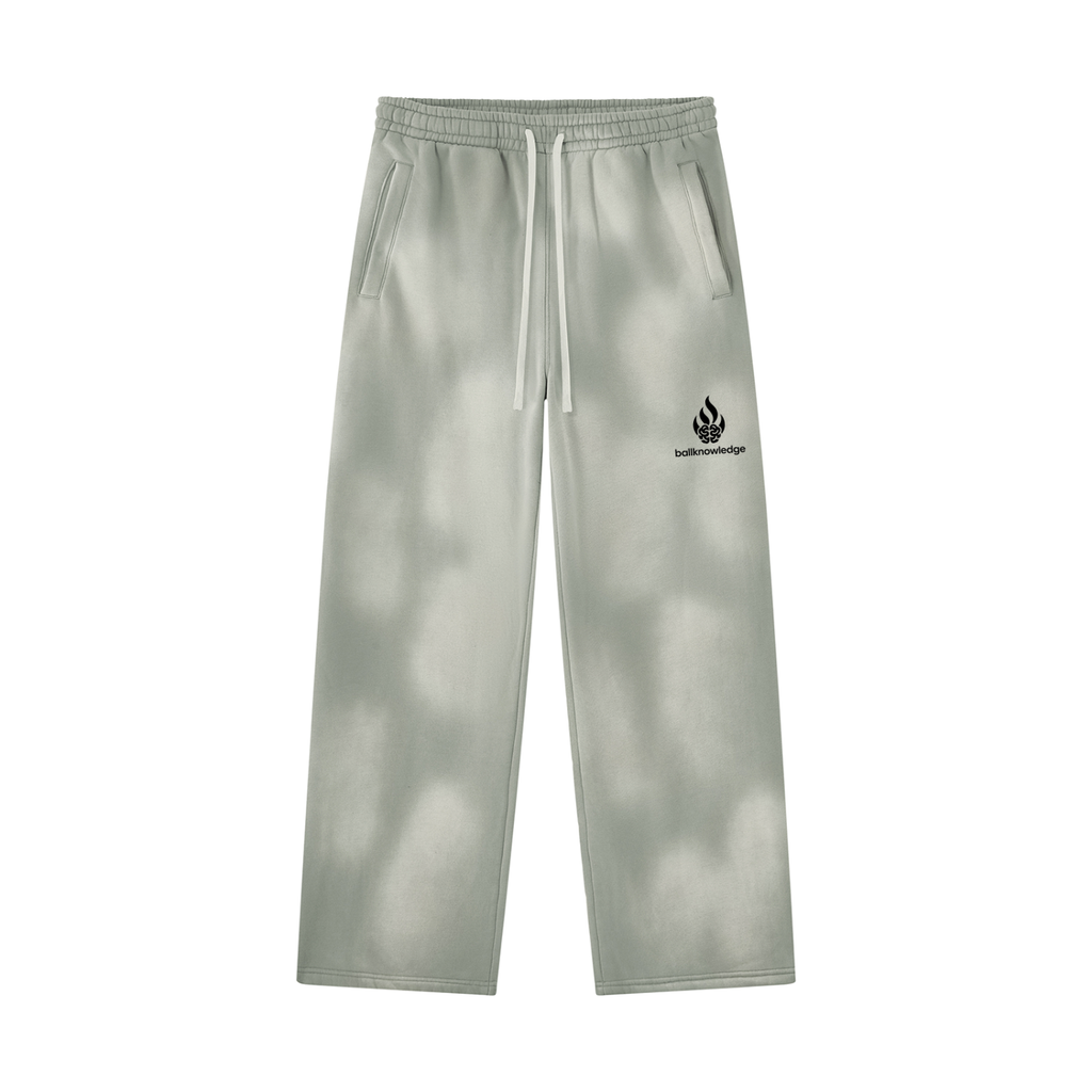 Unisex Sunfade Wide Leg Fleece Sweatpants