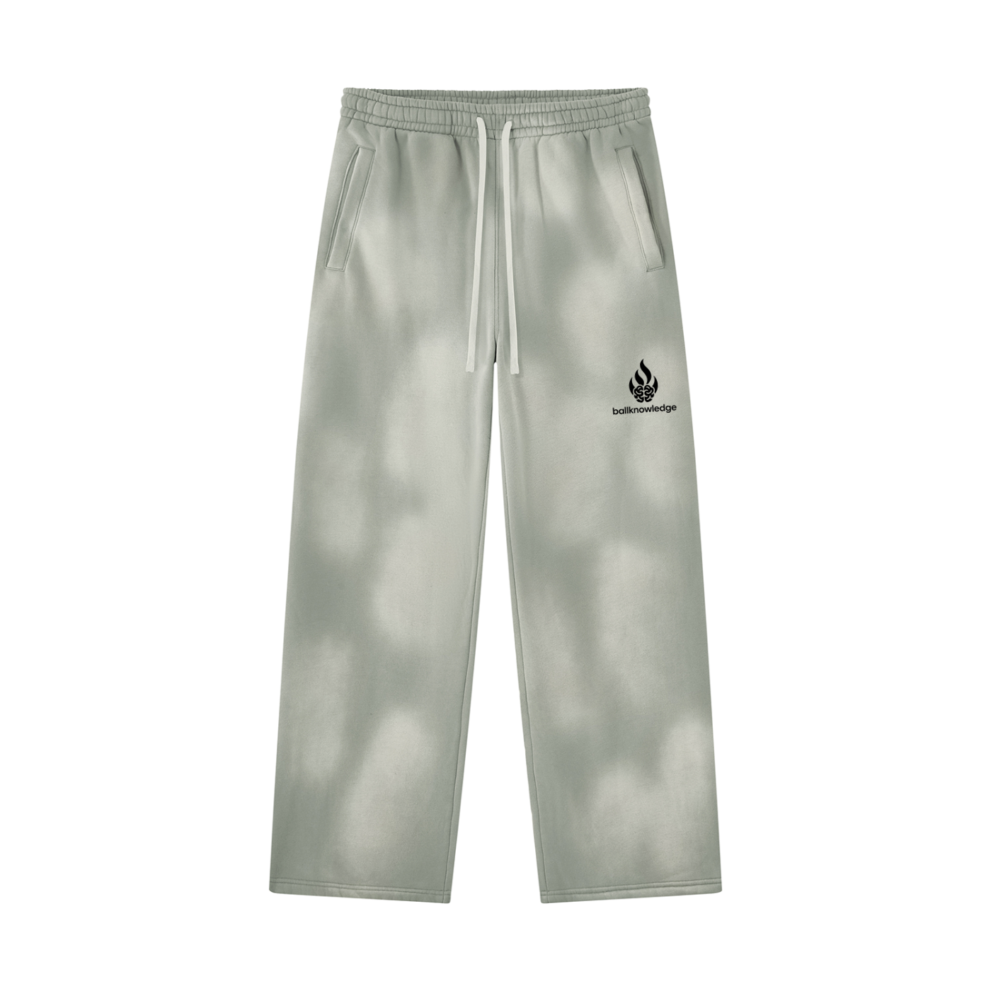 Unisex Sunfade Wide Leg Fleece Sweatpants